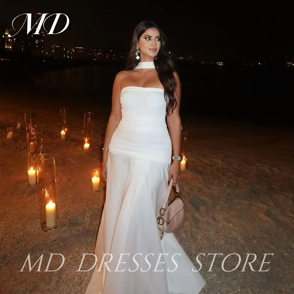 

MD 2025 Elegant Sheath Evening Gown Dress Sleeveless Floor-Length Special occasion Dress simple vestidos de fiesta customised