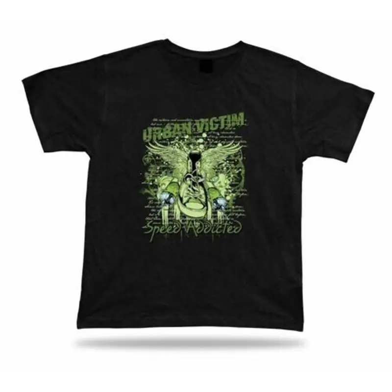 تي شيرت Hemd Geburtstag Geschenkidee Speed Addicted Laufen Nadel Sport Drogen