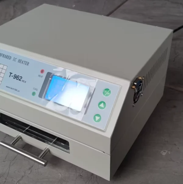 T-962A Desktop Reflow Soldering Oven for BGA SMD SMT Repair, Precise Temperature Control IC Rework Station