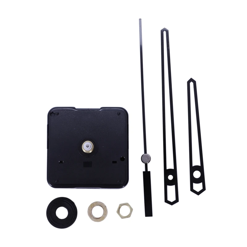 10 Set Vervanging Wandklok Reparatie Onderdelen Slinger Beweging Mechanisme Kwarts Klok Motor Met Wijzers & Fittings Kit