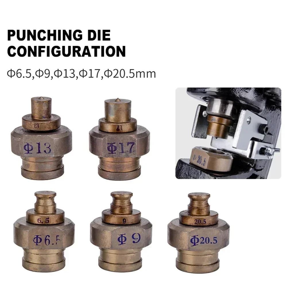 Электрический гидравлический перфоратор 10T для штамповки стальной пластины толщиной 22,5-60,5 мм на 6 мм, гидравлический перфоратор MHP-20