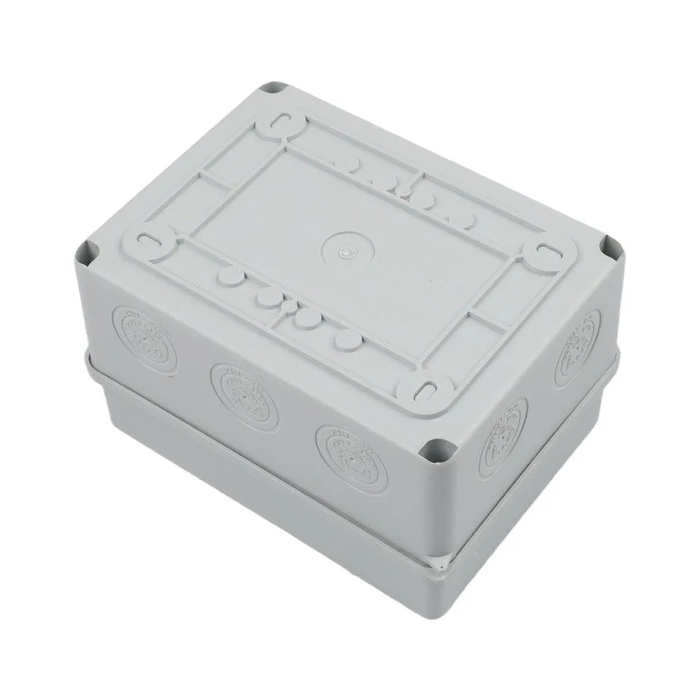 Accessories Fuse Box ABS Grey Lockable Surface-Mounted Distribution Box Dustproof IP65 Waterproof 1 Pcs  Accessories