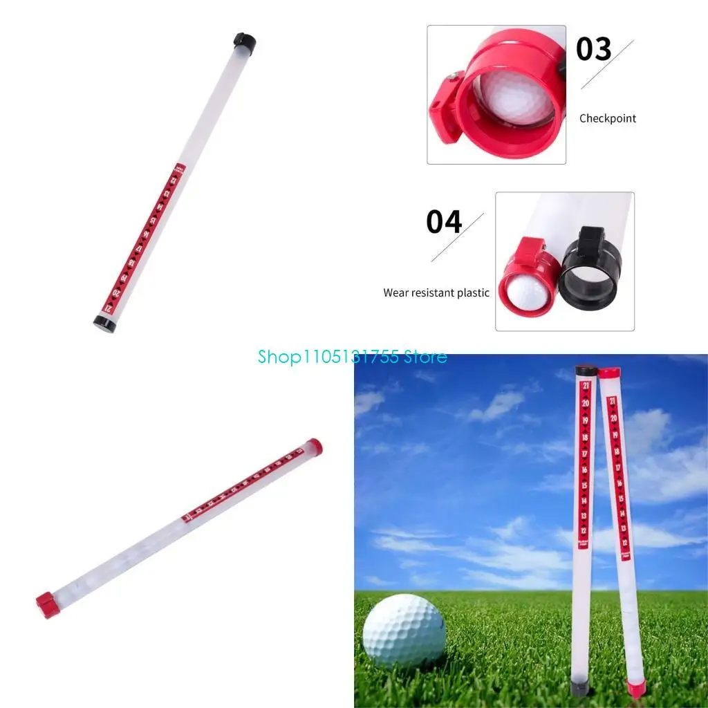 

K0EF Сборщики мячей для гольфа Трубка Пластиковый сборщик мячей для гольфа Аксессуары для гольфа