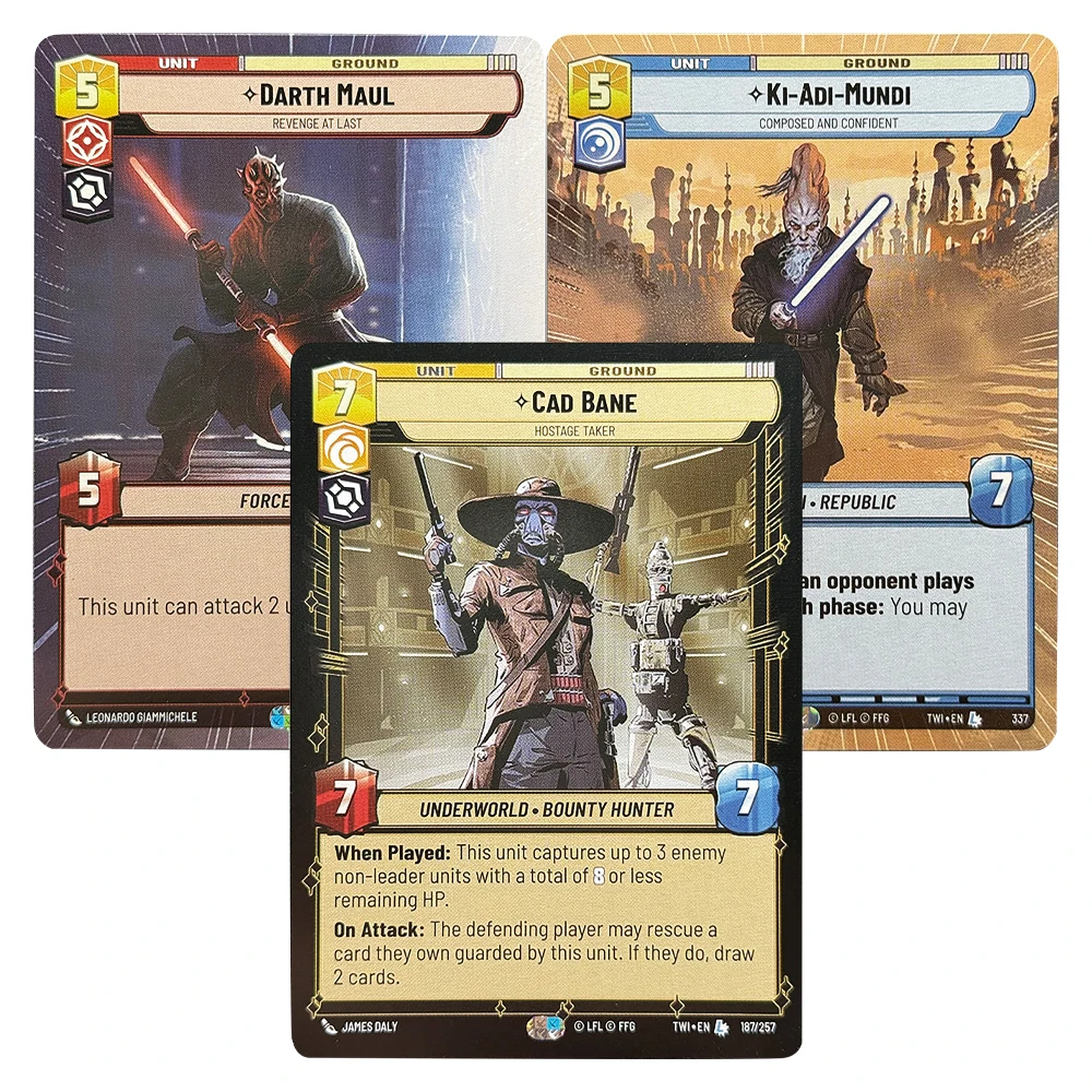 Изготовленная на заказ SW Unlimited Proxy Regular Card Cad Bane Darth Maul Ki-ADi-MUNDI Now There Are Two of Them Aayla Secura General Grievous
