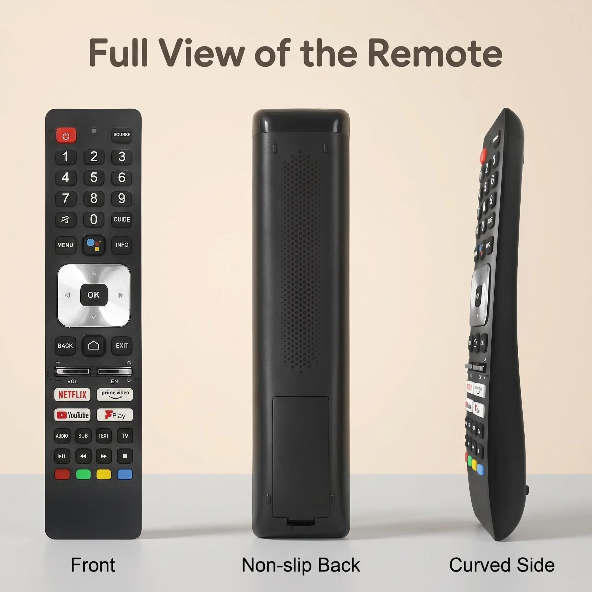 FAZV Voice Remote for Sharp 55/50EQ4EA 55/50EQ6EA 55/50EQ7EA 65/75EQ3EA Smart LED ULTRA HD Android TV