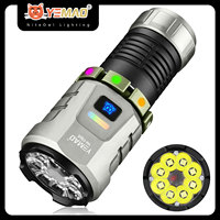 YEMAO F86X Rechargeable Led Flashlight 3300 Lumens Camping Flashlight Fun EDC Toys Circular Gyroscope Flashlight Creative Torch