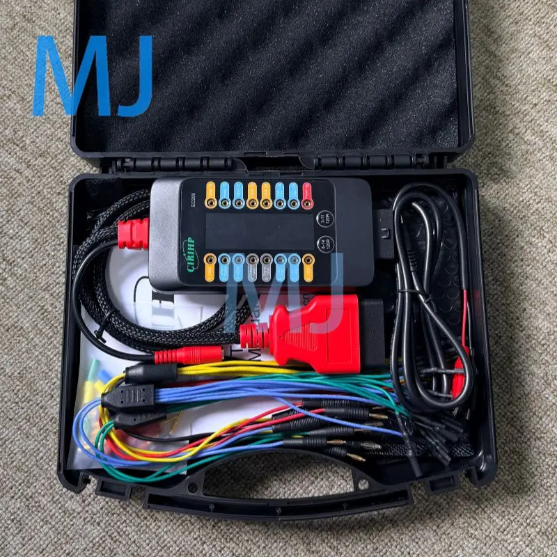 CIRIHP 12V/24V OBD2 Breakout Box with LCD Display CAN Tester Box with Built-in 120ohm Resistors for ECU Testing Tool on Bench