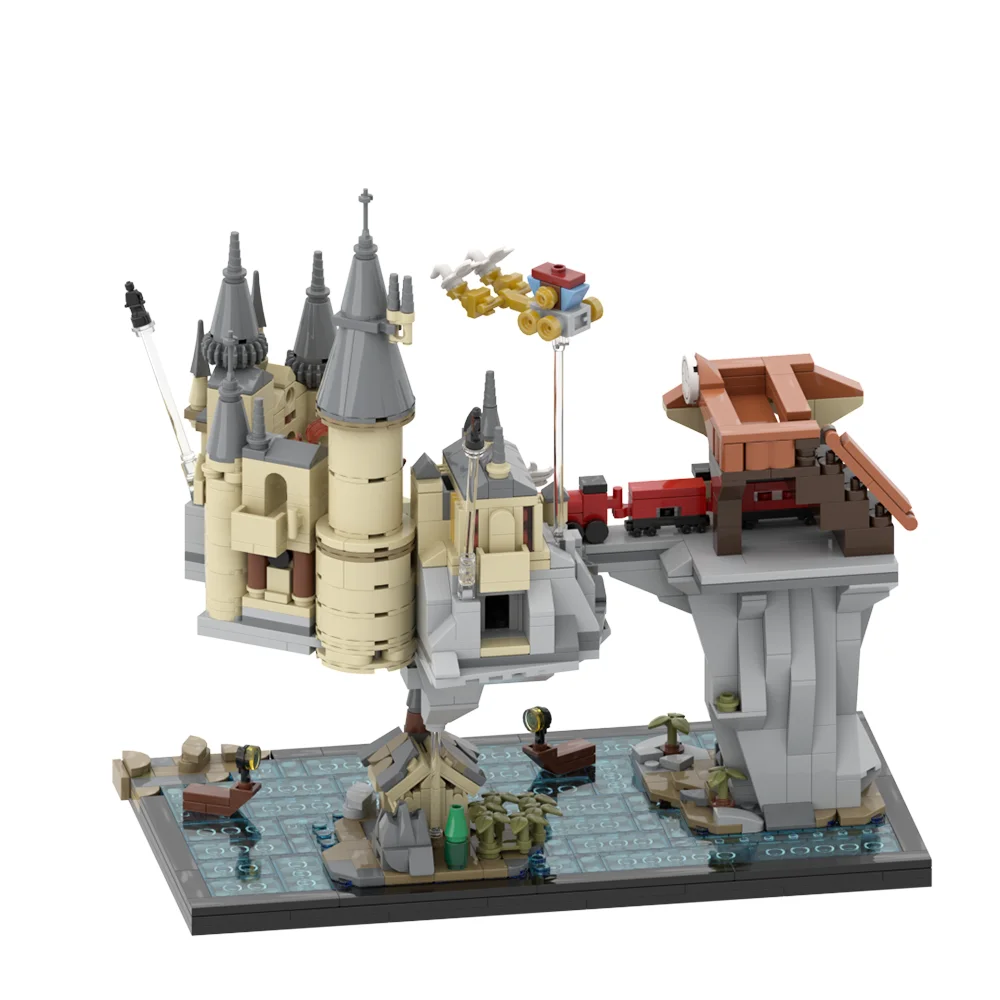 

MOC Magic Castle Building Blocks Model Medieval Magic Castle Creative Architecture DIY Bricks Assembly Toys Kids Birthday Gifts