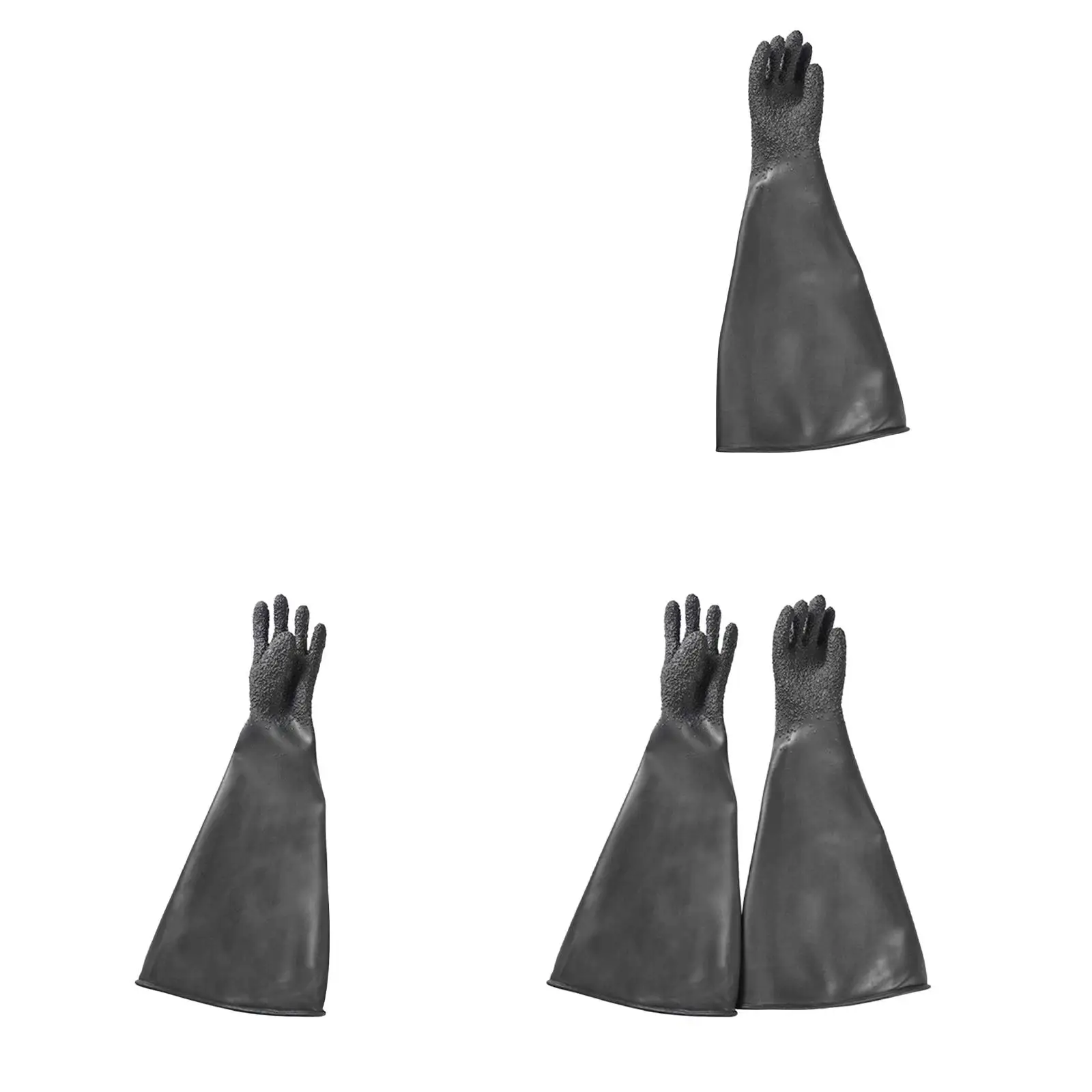 65cm Sandblasting Protective Gloves Chemical Resistant Safety Work Gloves for