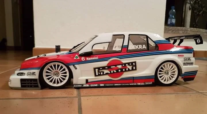 1/10 Romeo 155 V6 TI RC PC obudowa korpusu 190mm szerokość 260mm rozstaw osi whee nie malowane ciało dryfu RC dla hsp hpi trax Tamiya