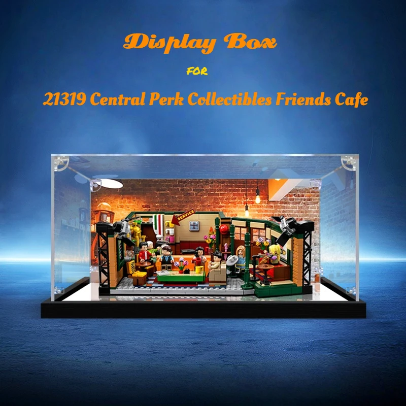 

Пылезащитная витрина 3 мм для lego 21319 Central Perk, коллекционные предметы Friends Cafe, витрина, коробка для хранения (набор «Lego в комплект не входит)