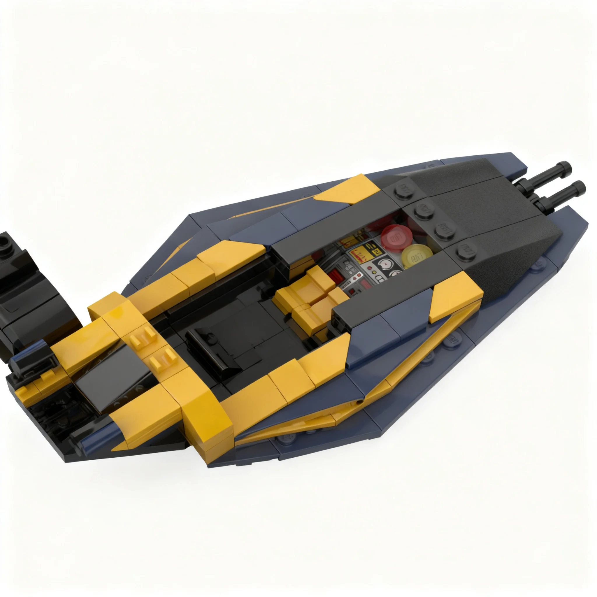 310pcs MOC Space B-4 Pathfinder-class Medium Bomber Model Building Blocks Toy Construction Christmas Gift Education Creative