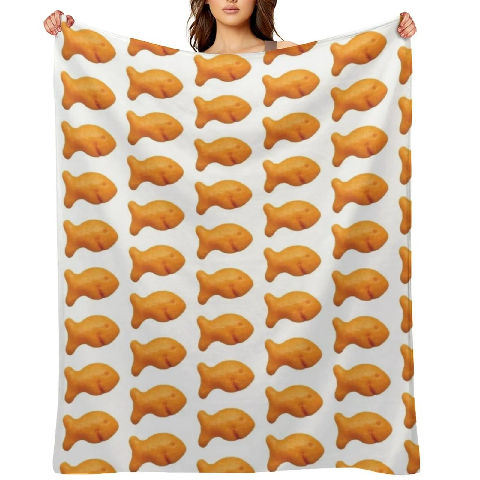 

Goldfish Cracker Throw Blanket christmas decoration Thermals For Travel Giant Sofa Sofa Blankets