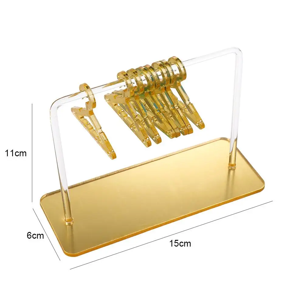 Decor Coat-hanger Shape Gift Storage Closet Earring Display Stand Jewelry Show Case Earring Rack Holder Jewelry Organizer