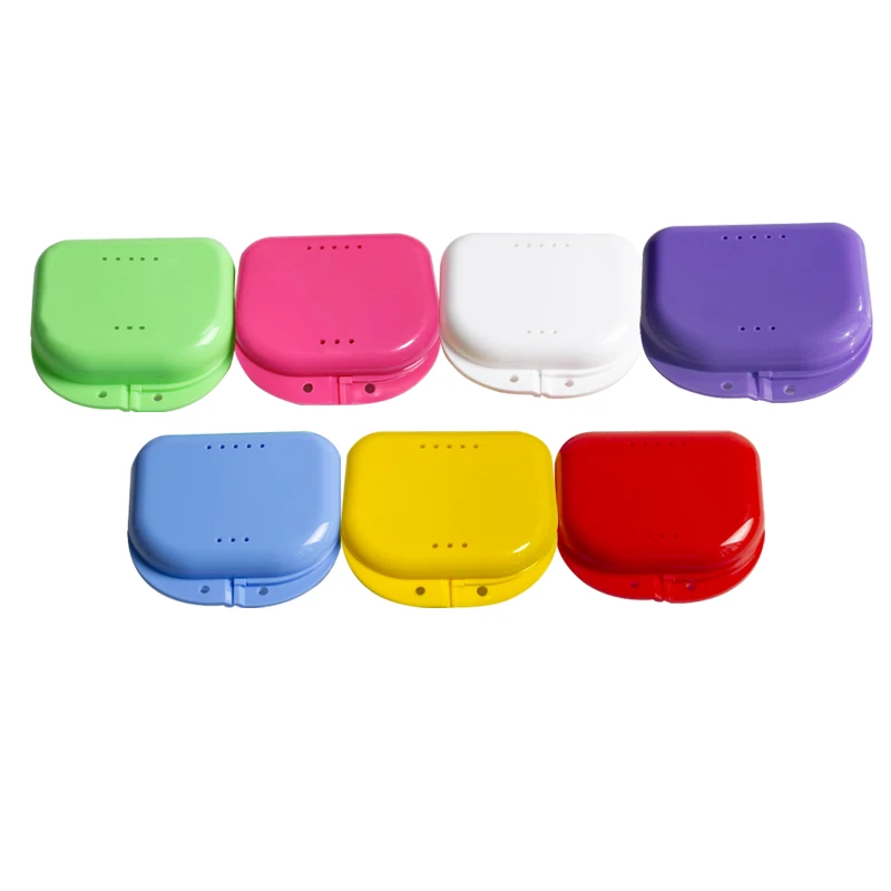 Denture box  denture tray box  orthodontic braces  protective cover ventilation hole denture box