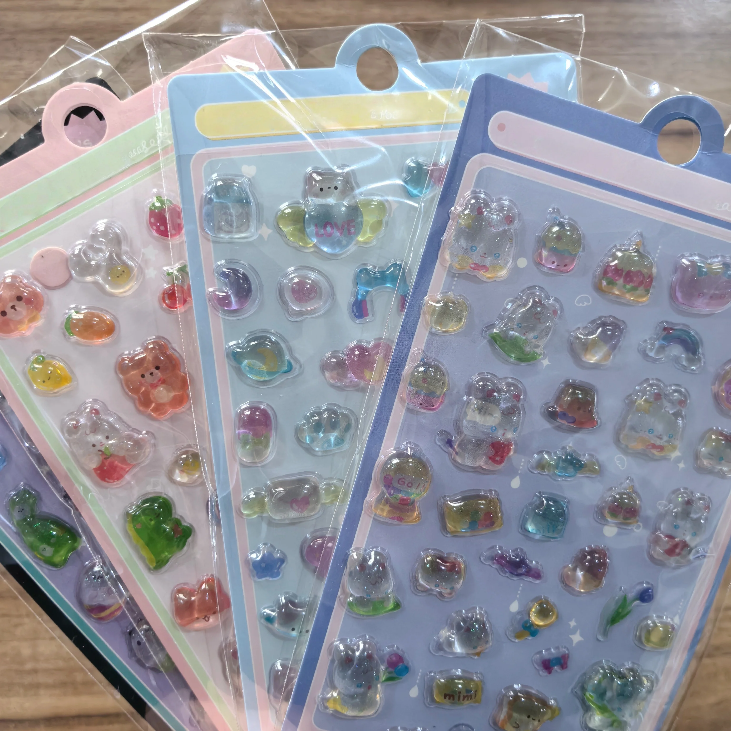 

4 упаковки, очаровательные мультяшные прозрачные наклейки, блестящий вырезанный декор для журналов, школьные сумки, проекты «сделай сам», запись, магазин YourLife