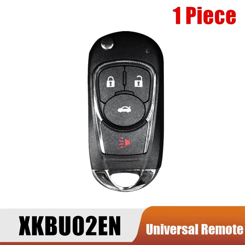 Xhorse XKBU02EN Universal Wire Remote Key Fob Flip 4 Button Replacement Accessories For Buick Style For VVDI Key Tool