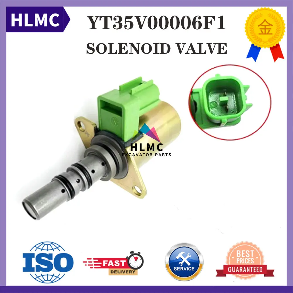 

YT35V00006F1 Safety Solenoid Valve Excavator For SK60 SK70 SK75 Excavator Spare Parts 4 hole