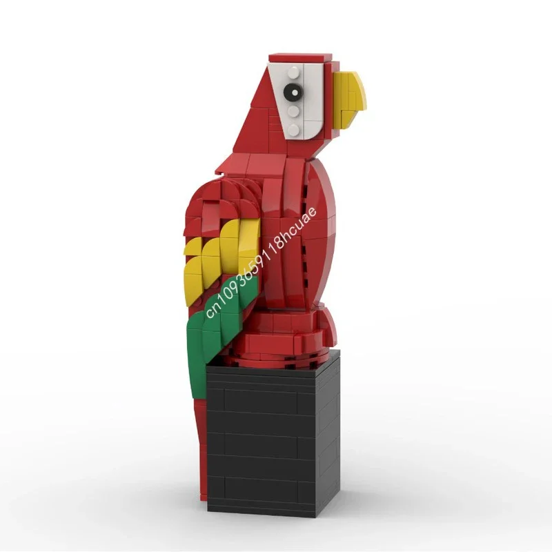 

292pcs MOC A Parrot Tribute Pirates Building Blocks Christmas Modular Buildings STEM Educational Assemble Model Children Gift