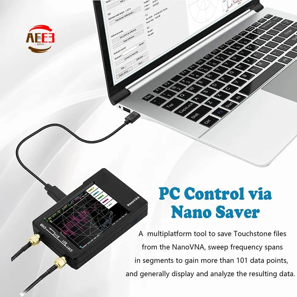 

AEE3-Nanovna-H 10Khz-1.5Ghz Latest Version 3.6 Spectrum Analyzer Spectrum Analyzer With SMA Calibration