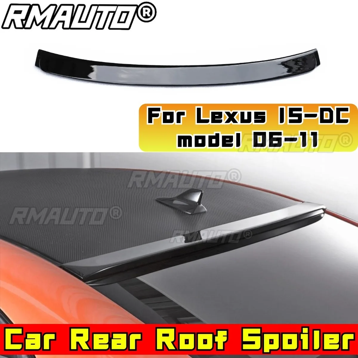 

Car Rear Spoiler Wing Roof Spoiler Trunk Wing Body Kit for Lexus IS-DC Model 06-11 Rear Roof Spoiler Car Accessories