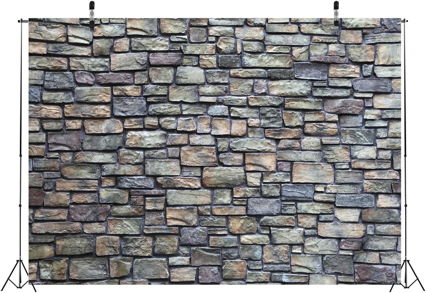 Джонсон Винтаж Камень Рок Кирпичная Стена Фоны Для Новорожденных Высокое Качество Компьютерный Принт Стены Фотостудия Фоны
