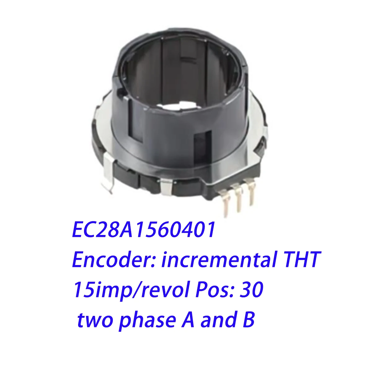 

2Pcs Ec28A1560401 15Imp/Revol Pos 30 Two Phase a and B 20±10Mn·M 30 Positioning Points 15 Pulses 28mm Size 15mm Length of Operat