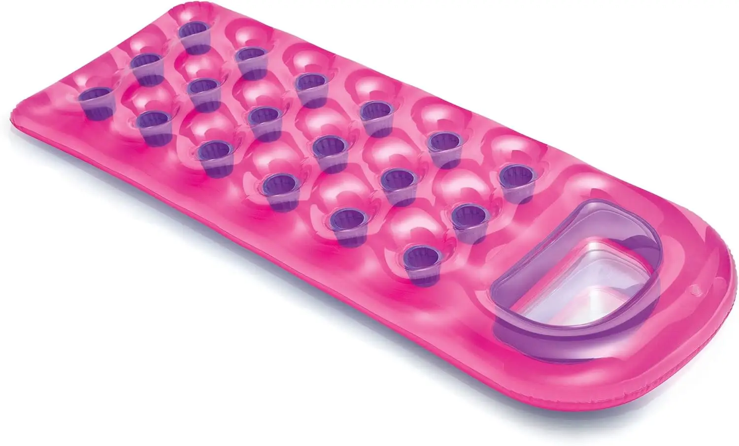 

Надувной плот-матрас для бассейна с 18 карманами, 188 x 71 см, разные цвета, 1 шт.