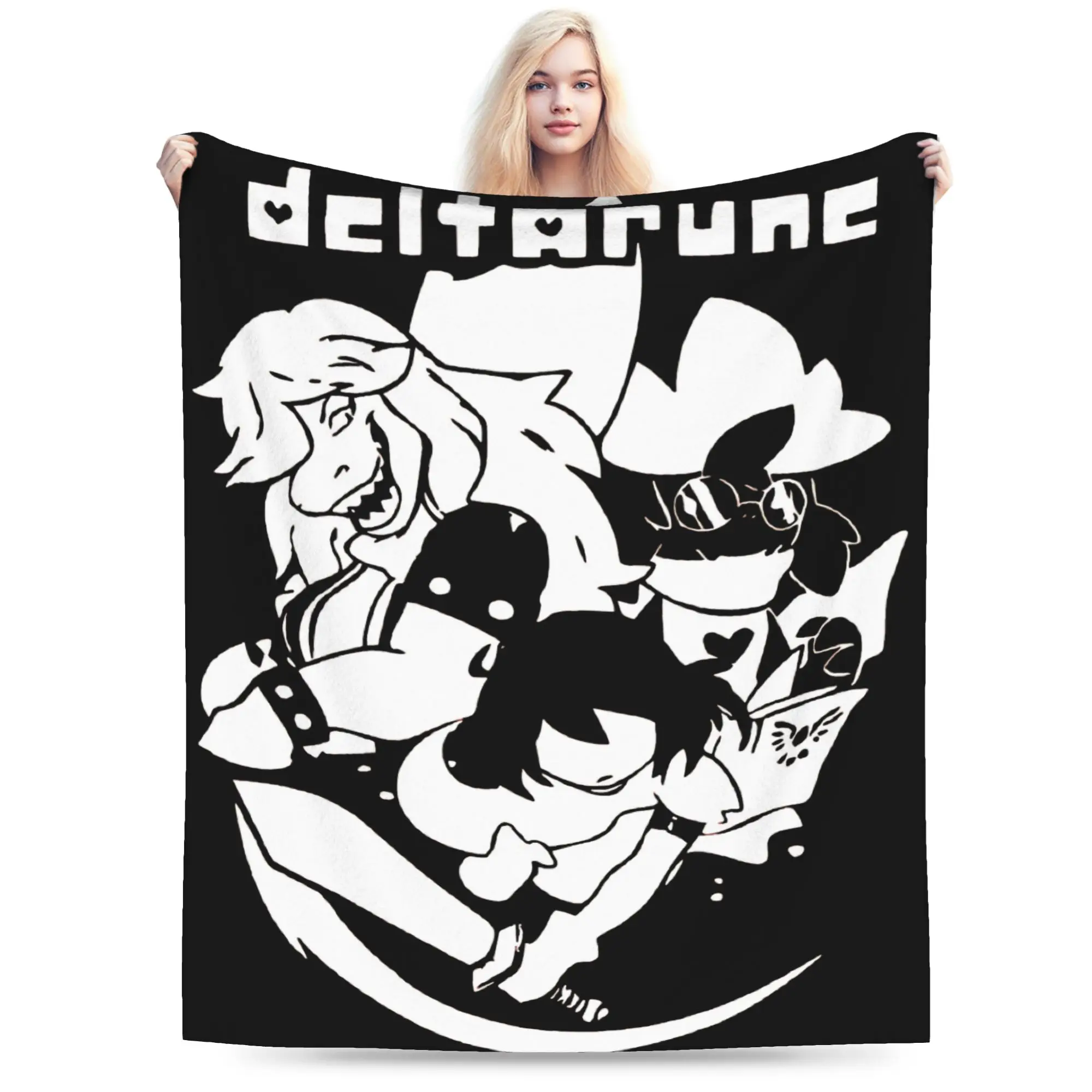 Deltarune Undertale Deltarune Coperta multi-dimensione super morbida e accogliente per divano e letto