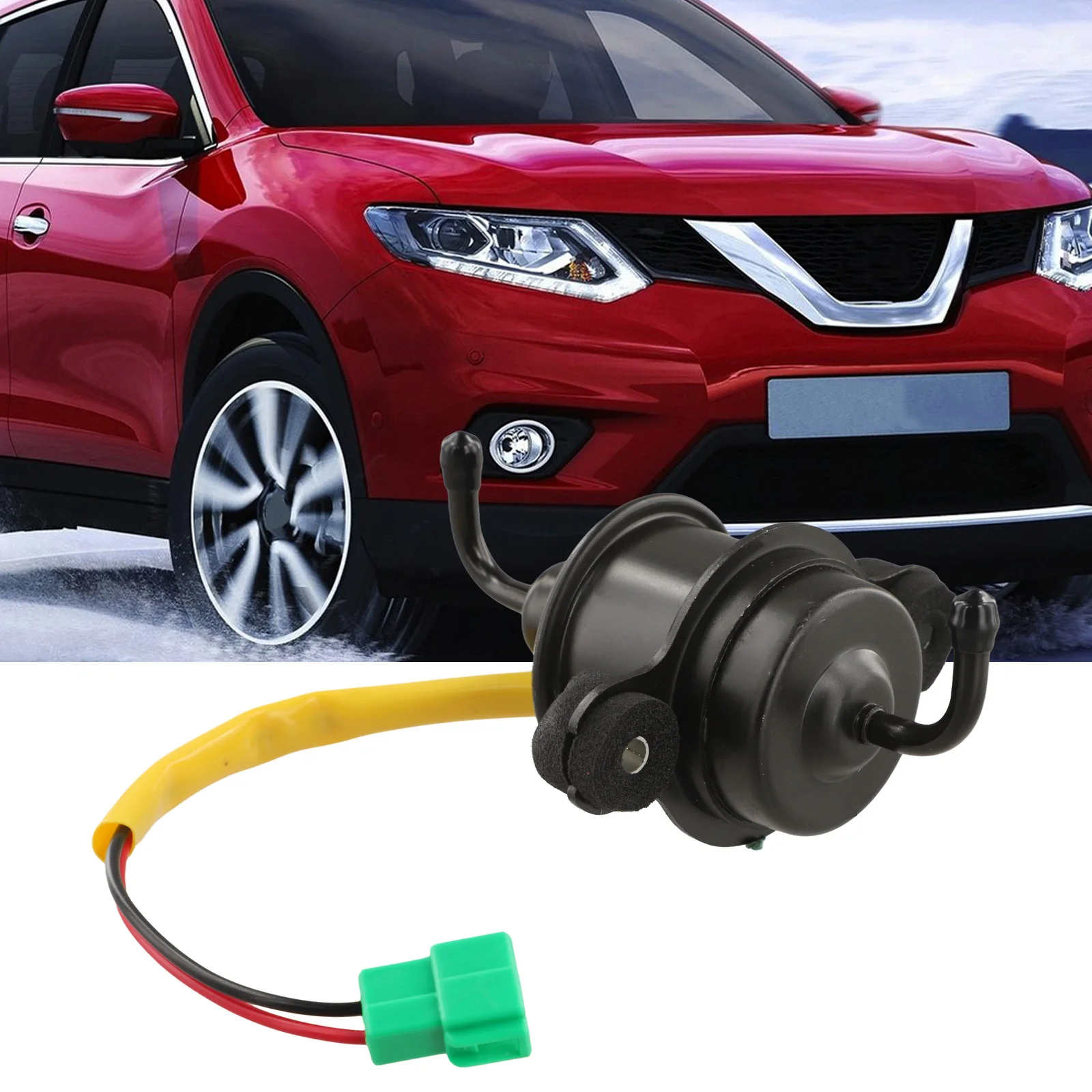 Aftermarket Fuel Pump Rear External Fuel Pump Built-In Copper Coil Direct Replacement Part Optimal Fuel Pressure