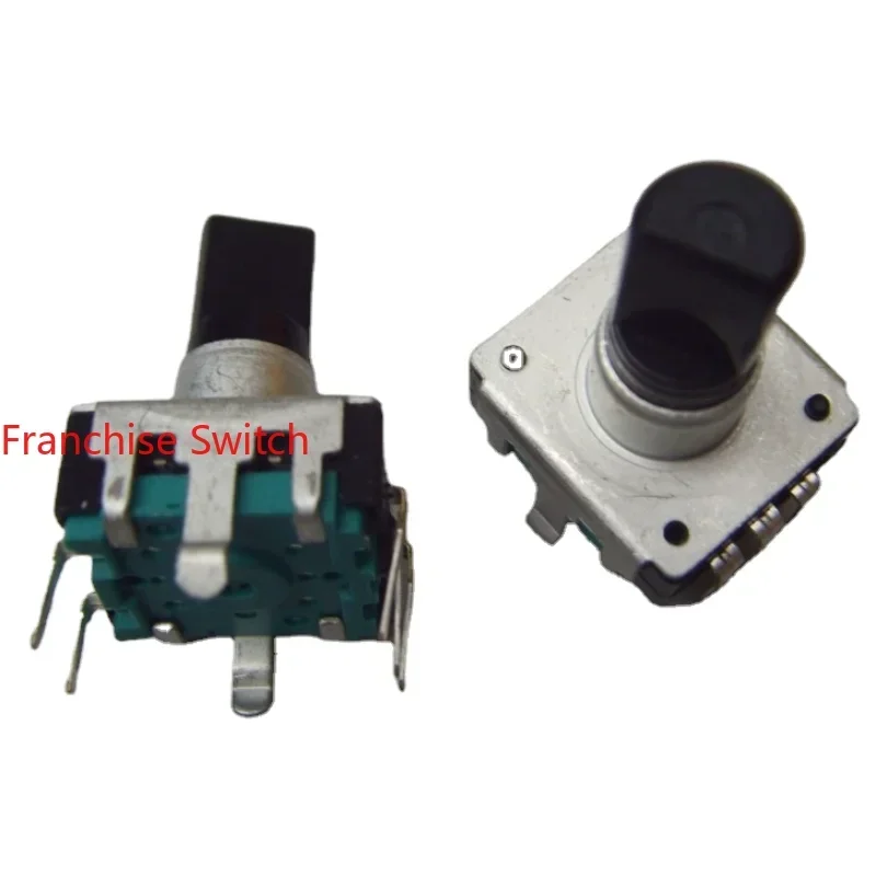 10PCS Plastic Shaft On-board Audio Encoder Coding Switch Digital Potentiometer EC12-24 Bit 15F With