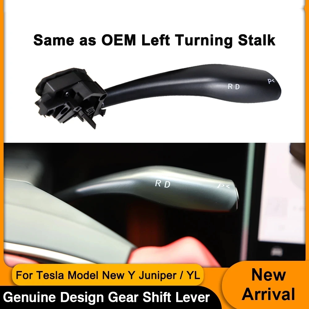 For Tesla Model Y Juniper 2026 Gear Shifter Handlebar Stalk Turn Switch Smooth Parking Drivering Control