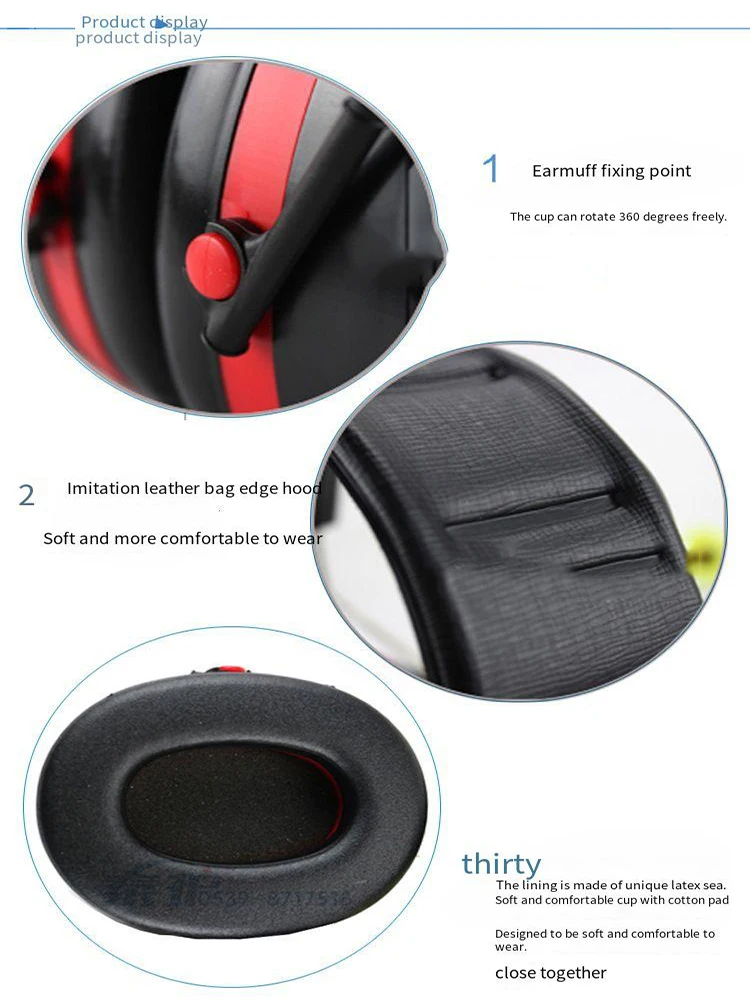 Professional Ear Protection Soundproofing Sleep Hearing Anti Noise Silencing Factory Industrial Silent Ear Protection Device