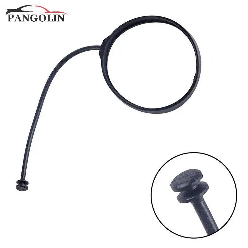 

Fuel Cap Cord Rope For BMW And MINI Vehicles Easy Installation High Reliability Black Plastic Retaining Strap Replacement