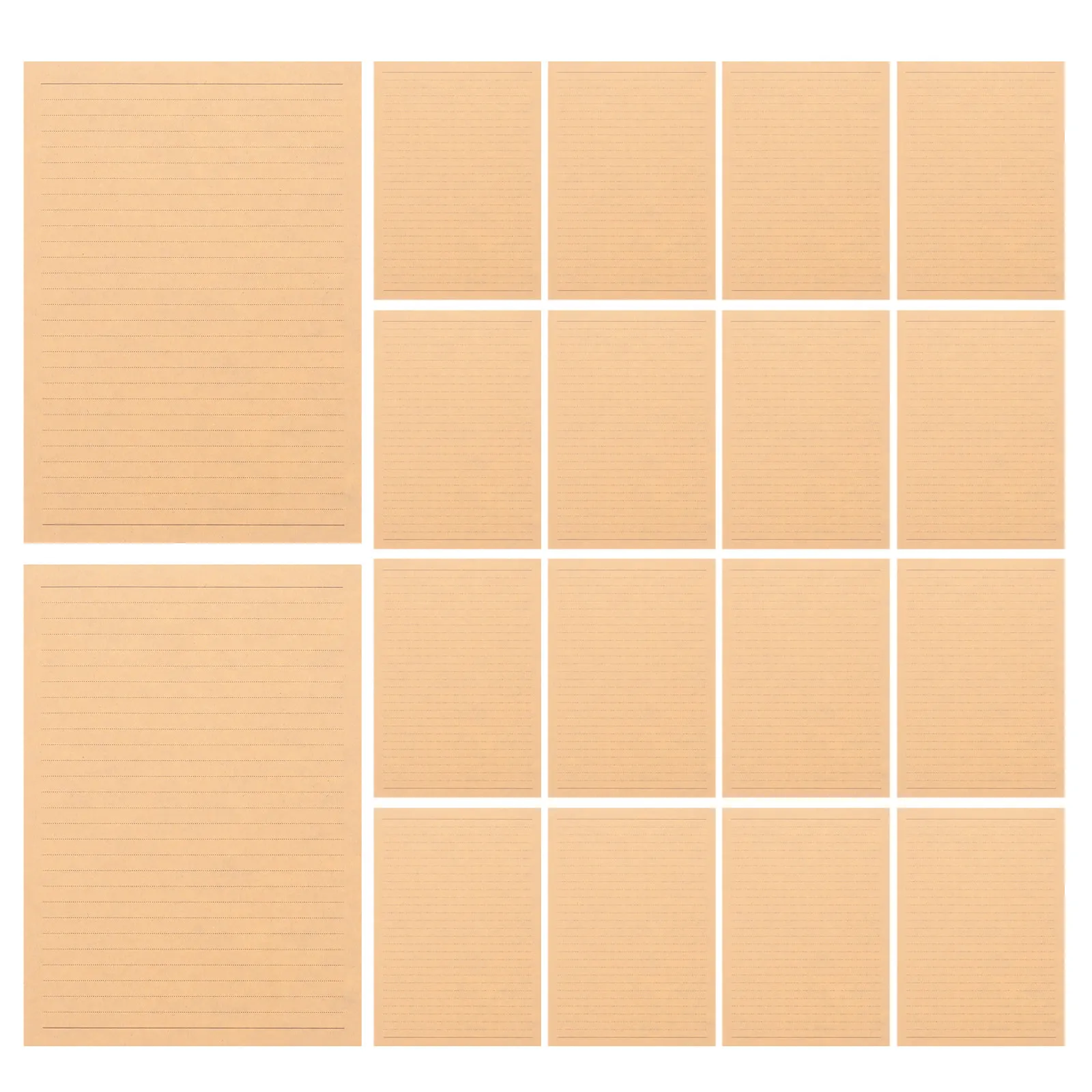 

Набор из 100 винтажных листов крафт-бумаги в ретро-стиле для писем, эскизов и заметок