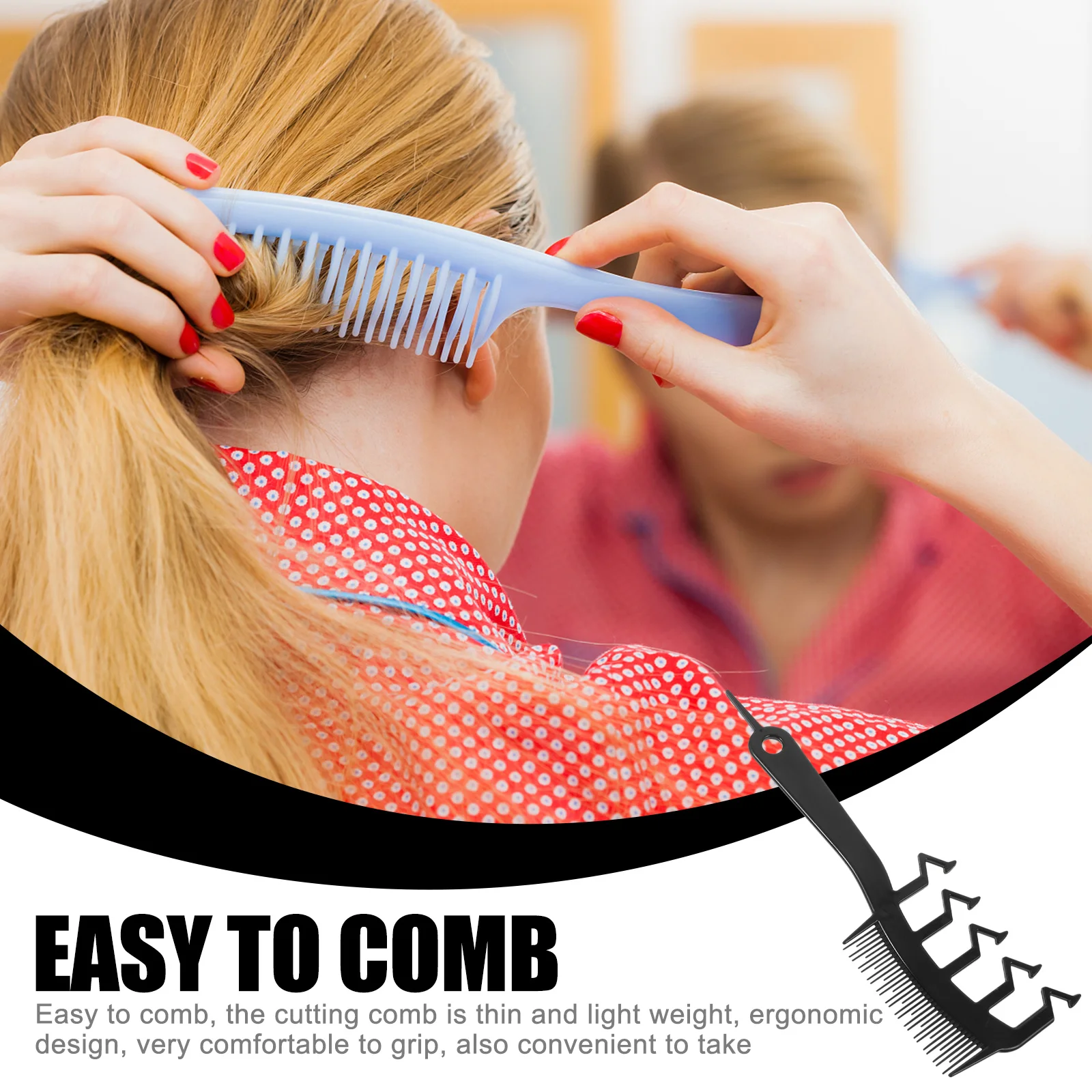 

Wide Tooth Comb For Hair Cutting Detangling Seam Styling Tool Small Parting Comb Barber Combs Bulk For Braiding Thick Hair