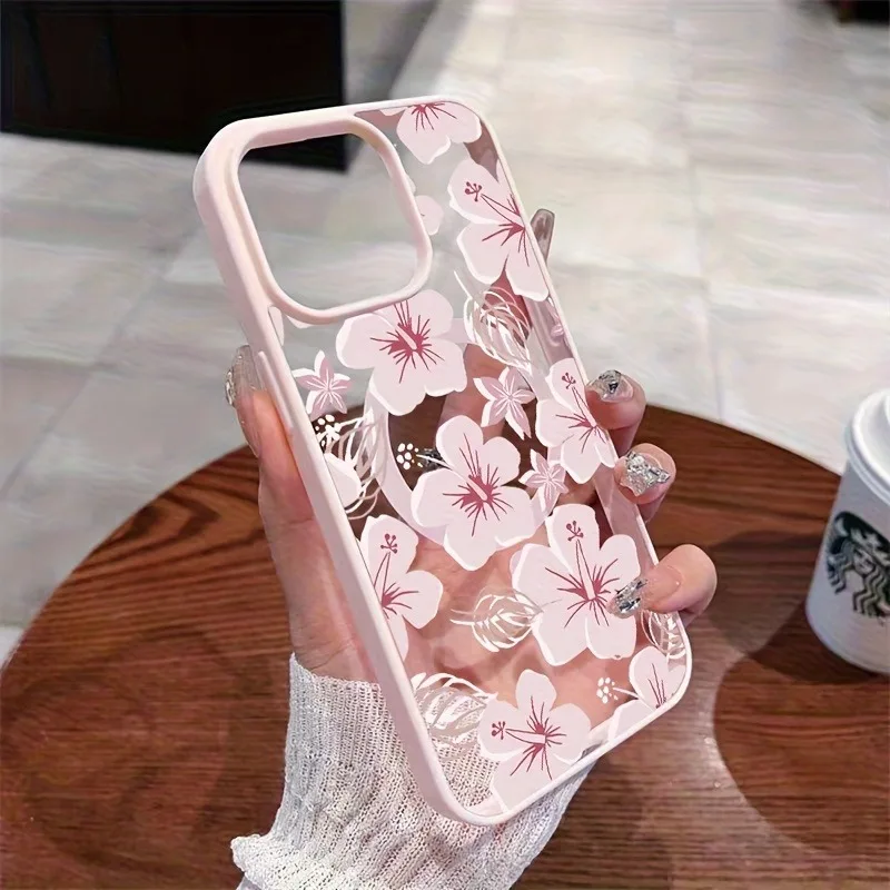 

Minimalist Floral Phone Case For iPhone 17 Cases iPhone 16 Pro Max 15 14 13 12 11 16E 16 Plus 17 Air For Magsafe Magnetic Cover
