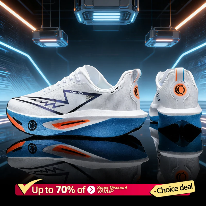 Men Running Shoes Carbon Board Speciality Marathon Sports Breathable Lightweight Women's Comfortable Athletic Chunta Sneakers
