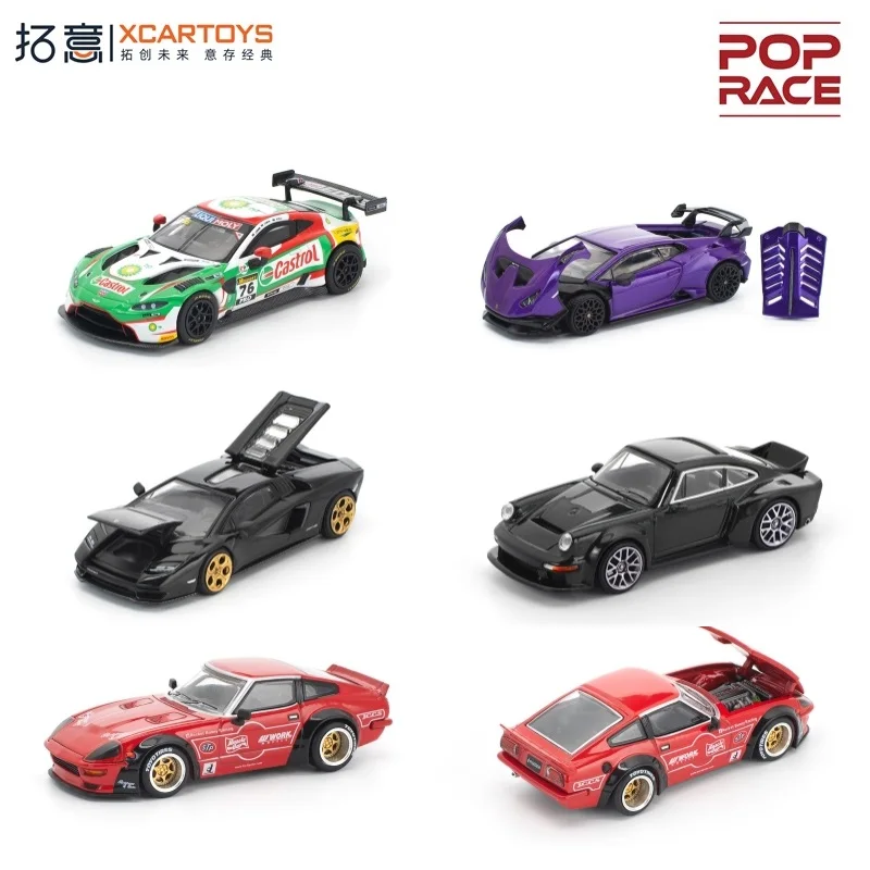 [PreSale] Xcartoys POP RACE 1:64 TOP SECRET GT300 SURPA EVART Yaris DARWIN PRO 66G 1087X LION DANCE 280 ZX Red Diecast Model Car