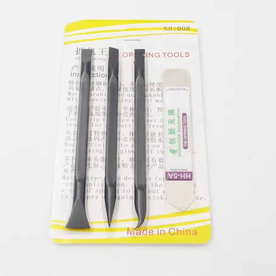 

Black C166 C167 C168 Professional 4 in 1 Repair PRY Opening Tools Tool Kit For Phone Laptops, Mobiles and Tablets 50set/lot
