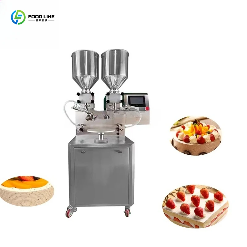 Customized Hot Selling Automatic Birthday Cake Buttercream Frosting Coating Decoration Machine