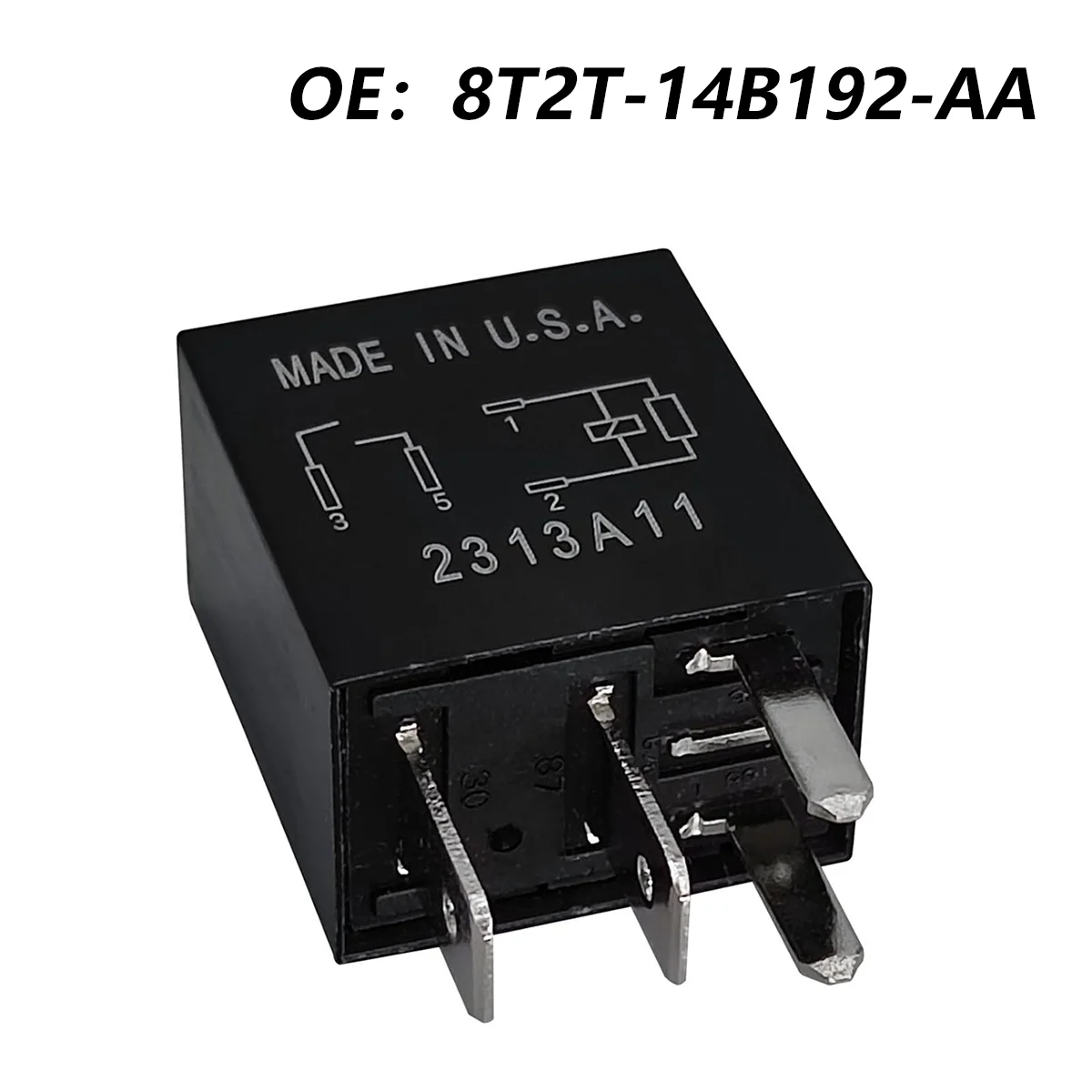 For Ford Hi PWR 4 pin relay 8T2T-14B192-AA (O101K) Tested With Warranty OEM  8T2T-14B192-AB 8T2T-14B192-BA
