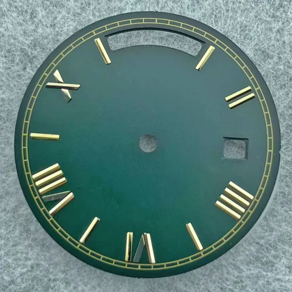 31mm 8285 movement dual calendar window dial Middle Eastern Arabic numerals dial Roman numerals dial dial pointer spare parts