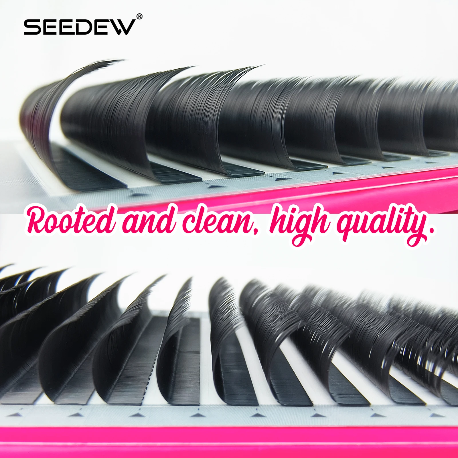 SEEDEW 0,07 mm LJ/LB/LC Mix7–16 mm klassische Wimpern L-förmige Wimpernverlängerung im heißen chinesischen Stil – Detail 2