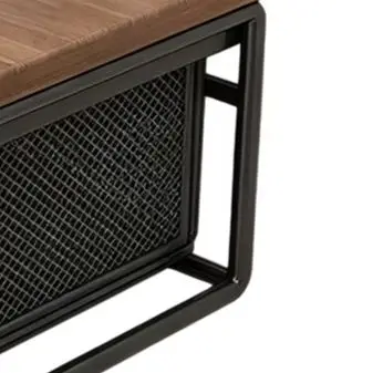 Printer Stand With Storage 2 Tier Organizer Rack With Mesh Drawer Wood Metal Printer Shelf For Office Desk Scanner