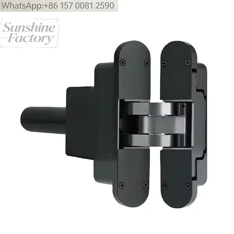 Temax HG131 3D Adjustable Invisible Self Closing Wardrobe Hardware Hydraulic Door Hinges for Furniture Accessories