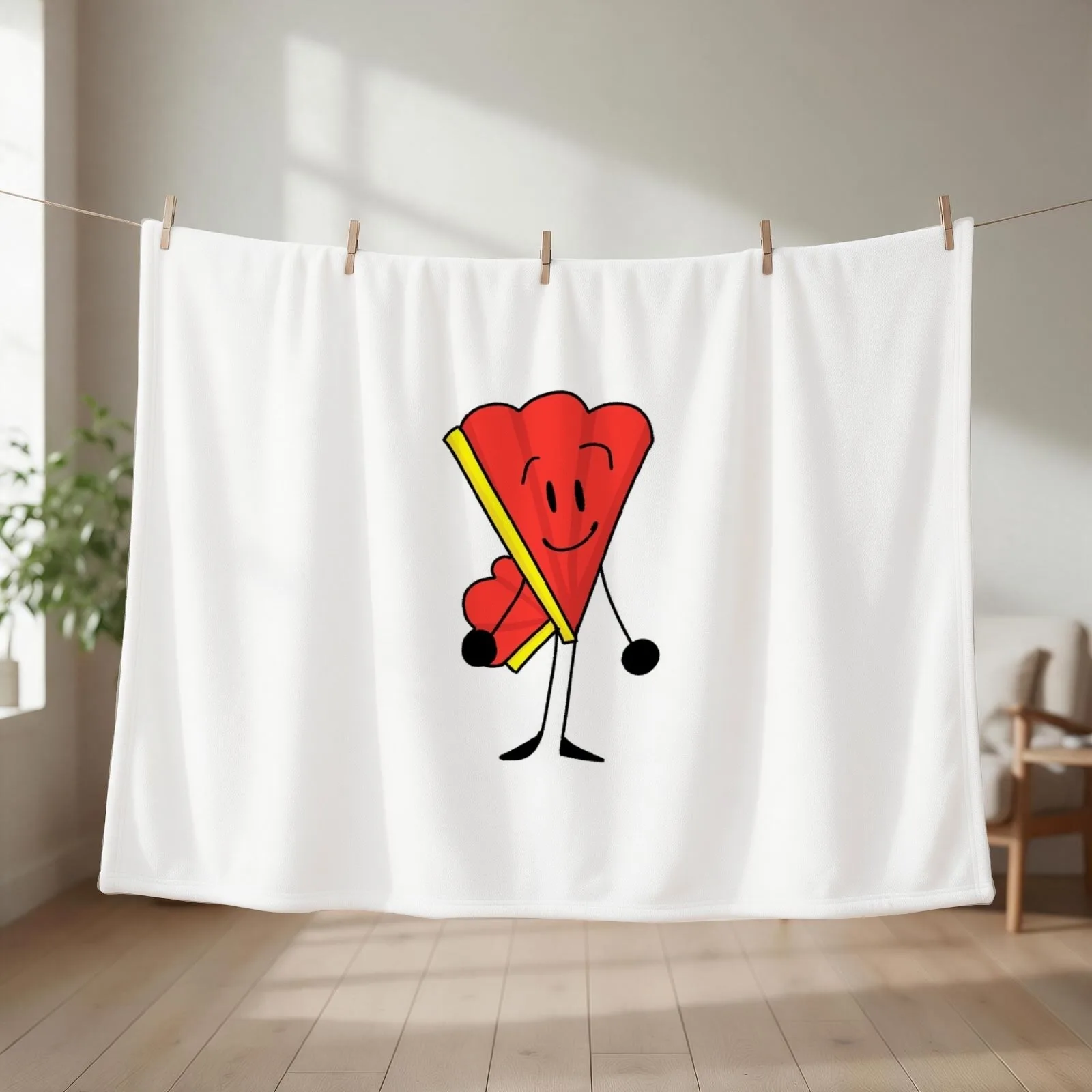 Fan Inanimate Insanity Throw Blanket couch cozy soft plush fuzzy picnic outdoor blanket