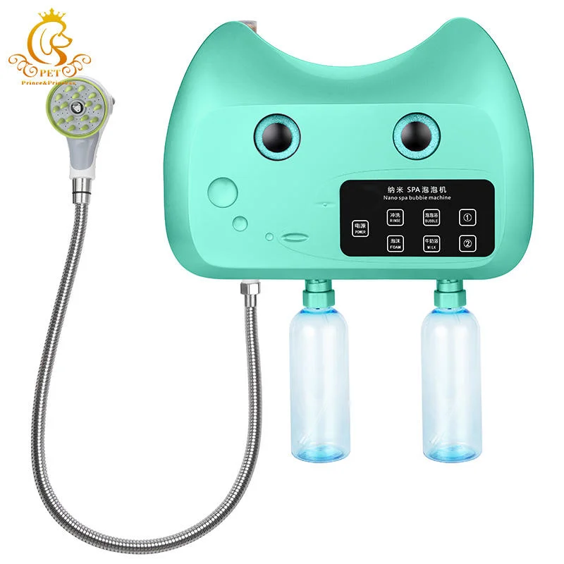 Top Sale  Nano Bubble Machine, Automatic Shampoo Mixing Pet Bath Massager For Dog Cat Grooming Salon