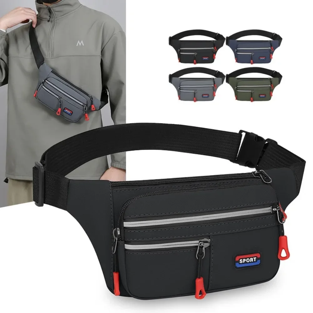 

New Multifunctional Simple Fashion Waist Bag Casual Versatile Men's Outing Chest Bag Outdoor Backpack Export