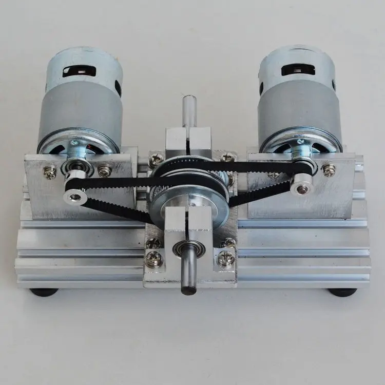 Dual-motor Drive, Forward and Reverse Rotation, DIY Lathe Spindle, High Torque, High Speed, Grinding, Cutting